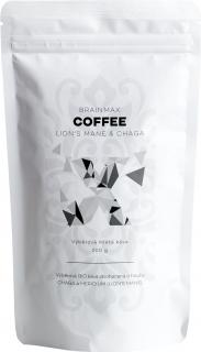 BrainMax Coffee Lion's Mane & Chaga, káva s houbami, BIO, 200g  *CZ-BIO-001 certifikát