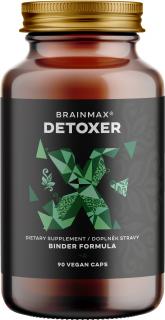 BrainMax Detoxer, 1620 mg, 90 rostlinných kapslí  Transport nahromaděných škodlivin ze střev ven, doplněk stravy, 30 dávek