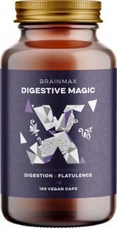 BrainMax Digestive Magic, Trávicí Enzymy, 100 rostlinných kapslí