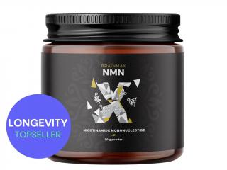 BrainMax eNeMeN, nikotinamid mononukleotid, podpora NAD+  Dlouhověkost, zpomalení stárnutí, vyšší hladina NAD+, laboratorní testy 99,8% Hmotnost: 100…