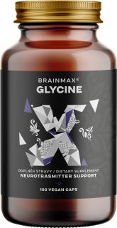 BrainMax Glycin 975 mg, 100 rostlinných kapslí  Doplněk stravy