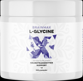 BrainMax Glycine, L-Glycin, 500 g  Doplněk stravy