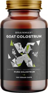 BrainMax Goat Colostrum, kozí kolostrum 250 mg, 100 rostlinných kapslí  České kozí kolostrum v kapslích s inulinem