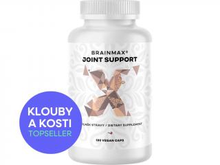 BrainMax Joint Support, podpora kloubů a kostí, 180 rostlinných kapslí  Výživa pro klouby, šlachy i chrupavky, 30 dávek, doplněk stravy