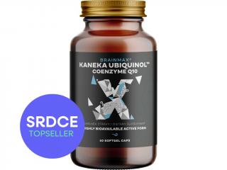 BrainMax Koenzym Q10, Ubiquinol, Kaneka™, 100 mg, 60 softgel kapslí  Patentovaná aktivní forma koenzymu Q10 pro energii a zdraví oběhové soustavy,…