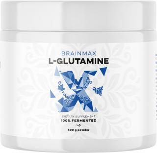 BrainMax L-Glutamine, L-Glutamin 500 g  Doplněk stravy