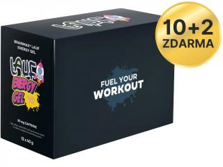 BrainMax LAUF Energy Gel  Palivo pro Váš výkon! Sacharidy a elektrolyty pro okamžitou a dlouhotrvající podporu! Příchuť: Slané jablko s kofeinem 12x40…