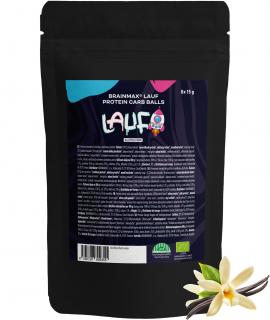 BrainMax Lauf Protein Carb Balls, Proteinové-sacharidové kuličky, BIO, 8 ks  Kuličky z BIO syrovátkového a BIO mléčného proteinu obohaceny o…