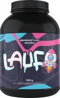 BrainMax LAUF Protein, nativní syrovátkový protein, 1000 g  Nativní syrovátkový protein Příchuť: Karamel