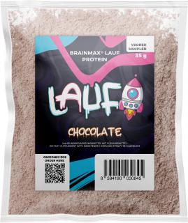 BrainMax LAUF Protein, nativní syrovátkový protein, 35 g  Nativní syrovátkový protein Příchuť: Čokoláda