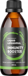 BrainMax Lipozomální komplex pro podporu imunity, ISENOLIC®, 200 ml  BrainMax Liquid Liposomal Immunity Booster, doplněk stravy
