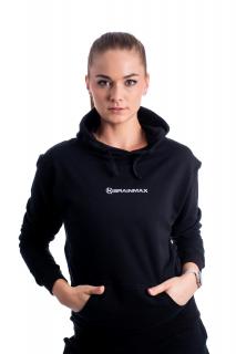 BrainMax mikina z BIO bavlny, unisex, černá  Mikina z organické bavlny s certifikací GOTS ORGANIC pro muže i ženy Velikost: XL