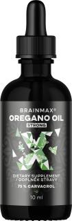 BrainMax Oregano oil, oregánový olej, 10 ml  Olej z oregána s obsahem 75% karvakrolu, doplněk stravy