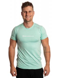 BrainMax pánské fitness triko, zelené  Sportovní tričko pro muže Velikost: L