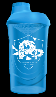 BrainMax plastový shaker (šejkr), modrý, 600 ml