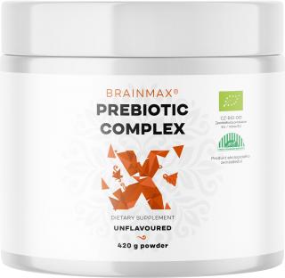 BrainMax Prebiotic Complex, prebiotická směs, BIO, 420 g  Doplněk stravy, *CZ-BIO-001 certifikát
