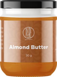 BrainMax Pure Almond Spread, 100% Mandlový krém, BIO, 30 g  *CZ-BIO-001 certifikát