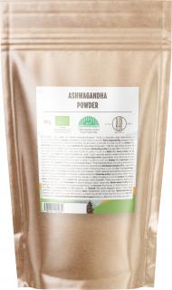 BrainMax Pure Ashwagandha (ašvaganda) prášek, BIO, 200 g  *CZ-BIO-001 certifikát