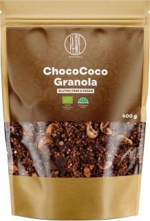 BrainMax Pure ChocoCoco Granola, Čokoláda a Kokos, BIO, 400 g  Zapečené müsli s čokoládou a kokosem, *CZ-BIO-001 certifikát