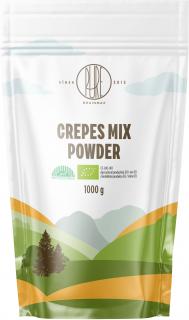 BrainMax Pure Crepes Mix, Směs na palačinky, BIO, 1000 g  *CZ-BIO-001 certifikát / Sypká směs pro výrobu palačinek, lívanců a vaflí