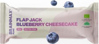 BrainMax Pure Flapjack, Blueberry Cheesecake, BIO, 65 g  Nutričně vyvážená BIO svačina s vysokým obsahem vlákniny a komplexních sacharidů /…