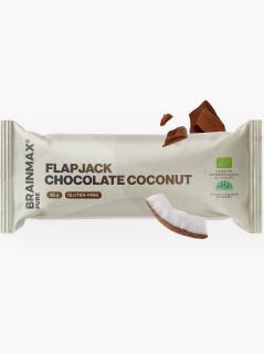 BrainMax Pure Flapjack, ChocoCoco, BIO, 65 g  Nutričně vyvážená BIO svačina s vysokým obsahem vlákniny a komplexních sacharidů / *CZ-BIO-001…