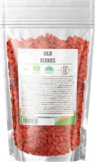 BrainMax Pure Goji sušené, kustovnice čínská, BIO, 200 g  *CZ-BIO-001 certifikát