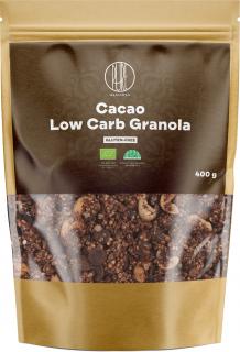 BrainMax Pure Granola Low Carb, Kakaová, BIO, 400 g  Low Carb granola kakaová / *CZ-BIO-001 certifikát