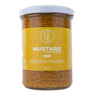 BrainMax Pure Habanero Mustard, hořčice s Habanero, 440 ml