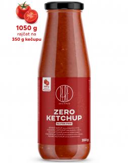 BrainMax Pure Ketchup - ZERO (sladký kečup s erythritolem), 350 g  1050 g rajčat na 350 g kečupu!