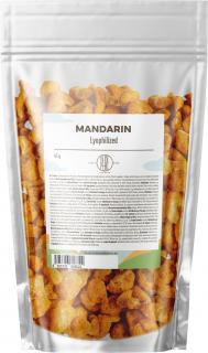 BrainMax Pure Lyofilizované mandarinky, 45 g  Mrazem sušené kousky mandarinek
