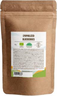 BrainMax Pure Lyophilized Blueberries, Lyofilizované borůvky BIO, 45 g  *CZ-BIO-001 certifikát