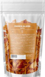 BrainMax Pure Lyophilized Papaya Slices, Lyofilizovaná papaya, plátky, 45 g  Sladká a osvěžující lyofilizovaná papaya