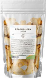BrainMax Pure Lyophilized Peach Slices, Lyofilizovaná broskev, plátky, 45 g  Mrazem sušené plátky broskví