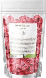 BrainMax Pure Lyophilized Strawberry Slices, Lyofilizované jahody, plátky, 45 g  Plátky BIO jahod sušené mrazem