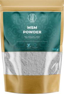 BrainMax Pure MSM prášek, 500 g  Methylsulfonylmethan pro klouby, kůži a vlasy