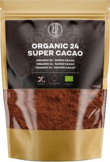 BrainMax Pure Organic 24 Super Cacao, BIO RAW kakao, 500g  *CZ-BIO-001 certifikát