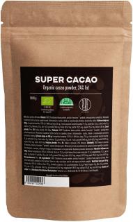 BrainMax Pure Organic Super Cacao, BIO, kakao, 1kg  *CZ-BIO-001 certifikát
