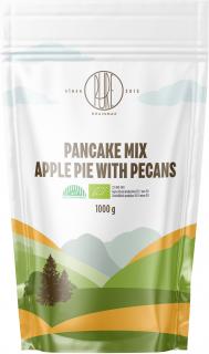 BrainMax Pure Pancake Mix Apple Pie with Pecans, Směs na lívance, příchuť jablečný koláč s pekanovými ořechy, BIO, 1000 g  *CZ-BIO-001 certifikát /…