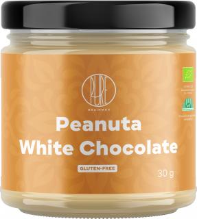 BrainMax Pure Peanuta, Arašídový krém s bílou čokoládou, BIO, 30 g