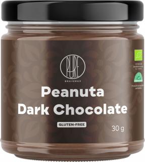 BrainMax Pure Peanuta Dark Chocolate, Hořká čokoláda, BIO, 30 g  *CZ-BIO-001 certifikát