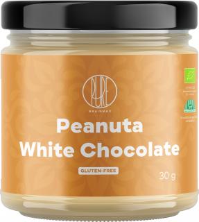 BrainMax Pure Peanuta White Chocolate, Arašídový krém s bílou čokoládou, BIO, 30 g  *CZ-BIO-001 certifikát