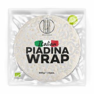 BrainMax Pure Piadina Wrap BIO, 4 ks  BIO tortila z Itálie, *IT-BIO-009 certifikát