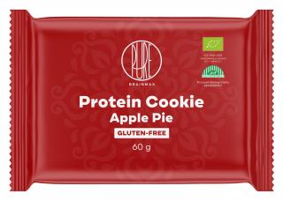 BrainMax Pure Protein Cookie, Apple Pie, Jablečný koláč, BIO, 60 g  Proteinová sušenka s jablky / *CZ-BIO-001 certifikát