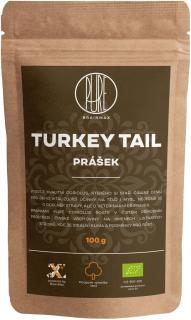 BrainMax Pure Turkey Tail (Coriolus) prášek, BIO, 100g  *CZ-BIO-001 certifikát