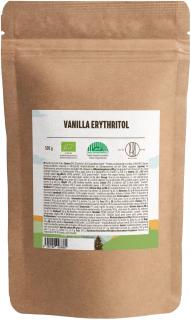 BrainMax Pure Vanilla Erythritol, Erythritol Vanilka, moučka, BIO, 500 g  *CZ-BIO-001 certifikát