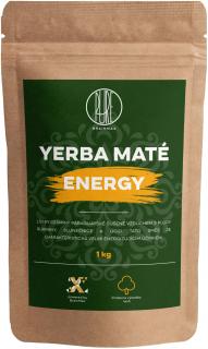 BrainMax Pure Yerba Maté, Energy, 1000 g  Brazilská yerba obohacena o plody guarany pro energii