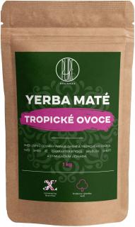 BrainMax Pure Yerba Maté, Tropické ovoce, 1000 g