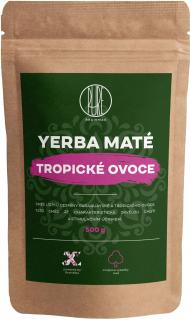 BrainMax Pure Yerba Maté, Tropické ovoce, 500 g  Směs brazilské yerby maté s plody goji, kokosem a kousky tropického ovoce