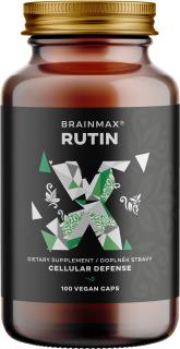 BrainMax Rutin, 500 mg, 100 rostlinných kapslí  Extrakt z borovice pro zdraví cévní soustavy, doplněk stravy